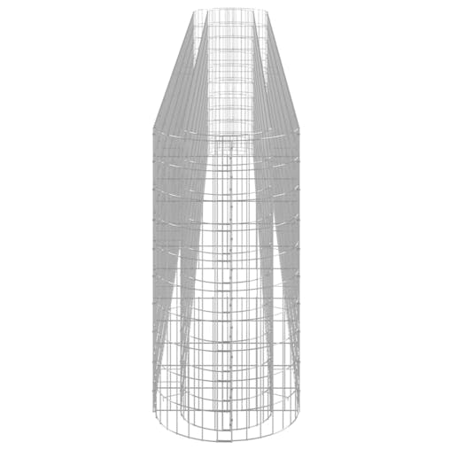 NNEVL Gabion Raised Bed Galvanised Iron 470x50x100 cm