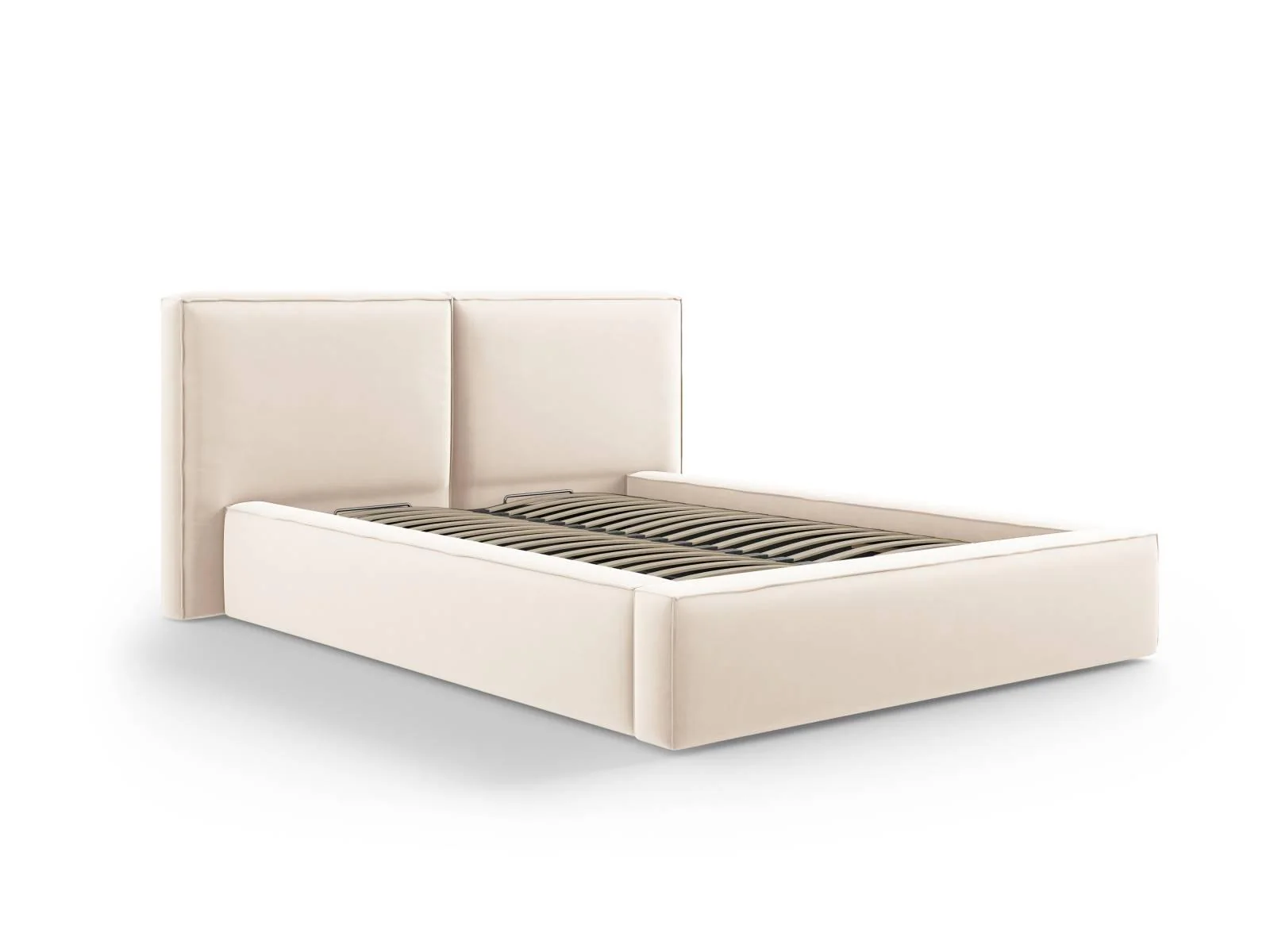 Bedframe Jodie met opbergruimte velvet 140 x 200 cm