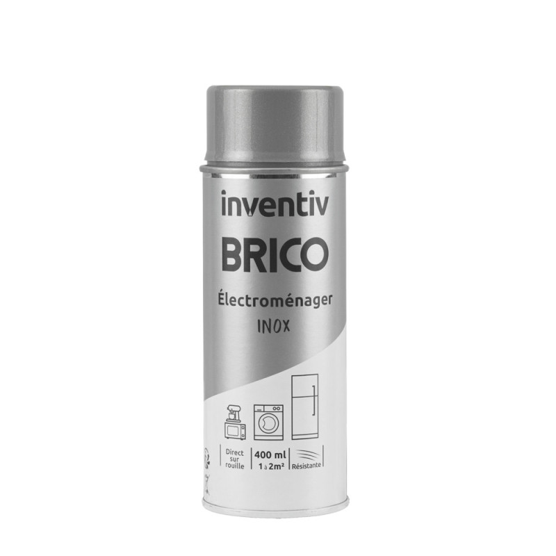 Peinture pour électroménager Brico inox 0,4 L INVENTIV