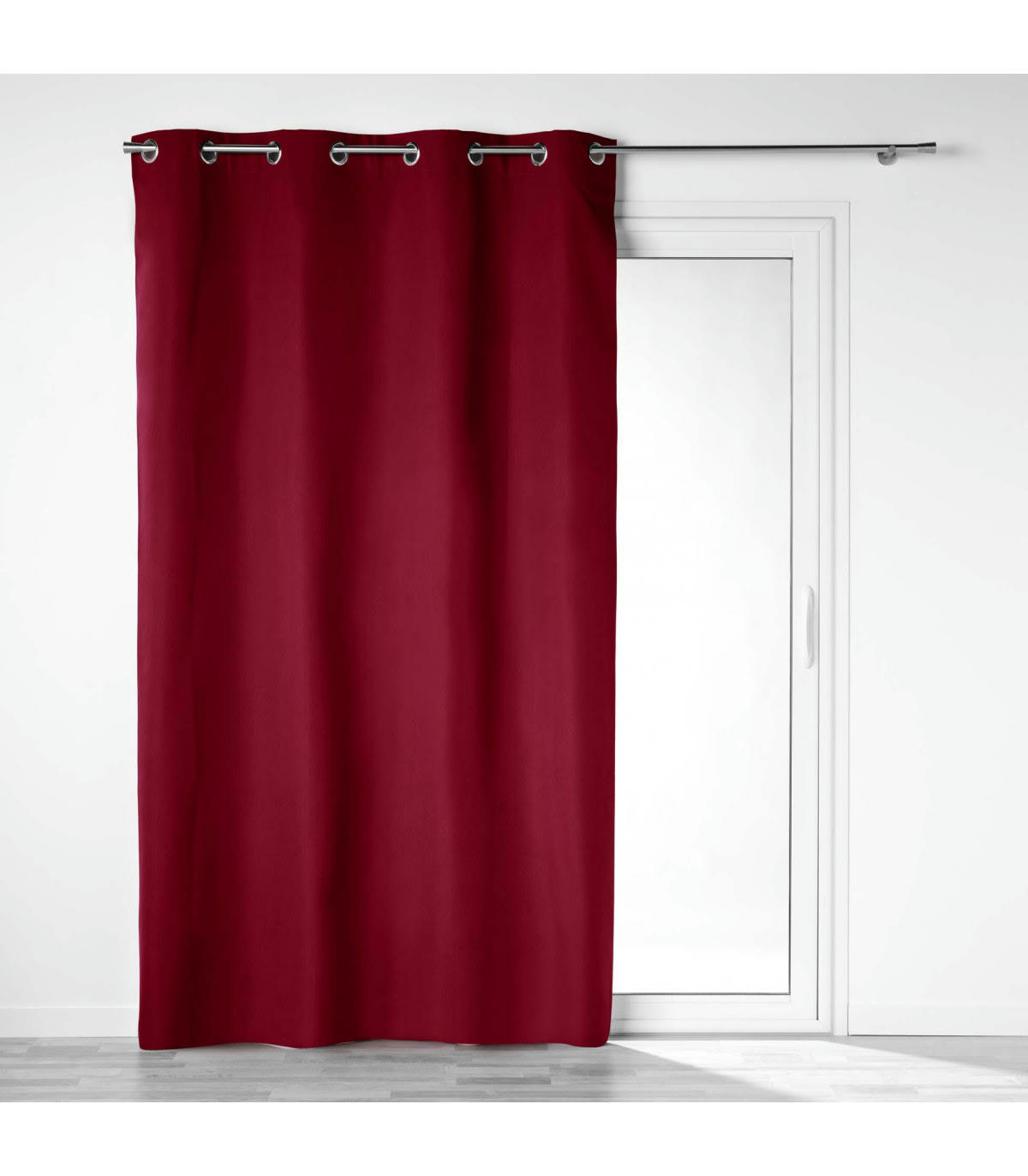 - Rideau bordeaux 100% occultant black out 140x260cm - Bordeaux