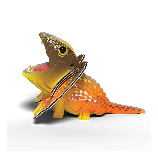 Eugy 3D Frilled Lizard Model