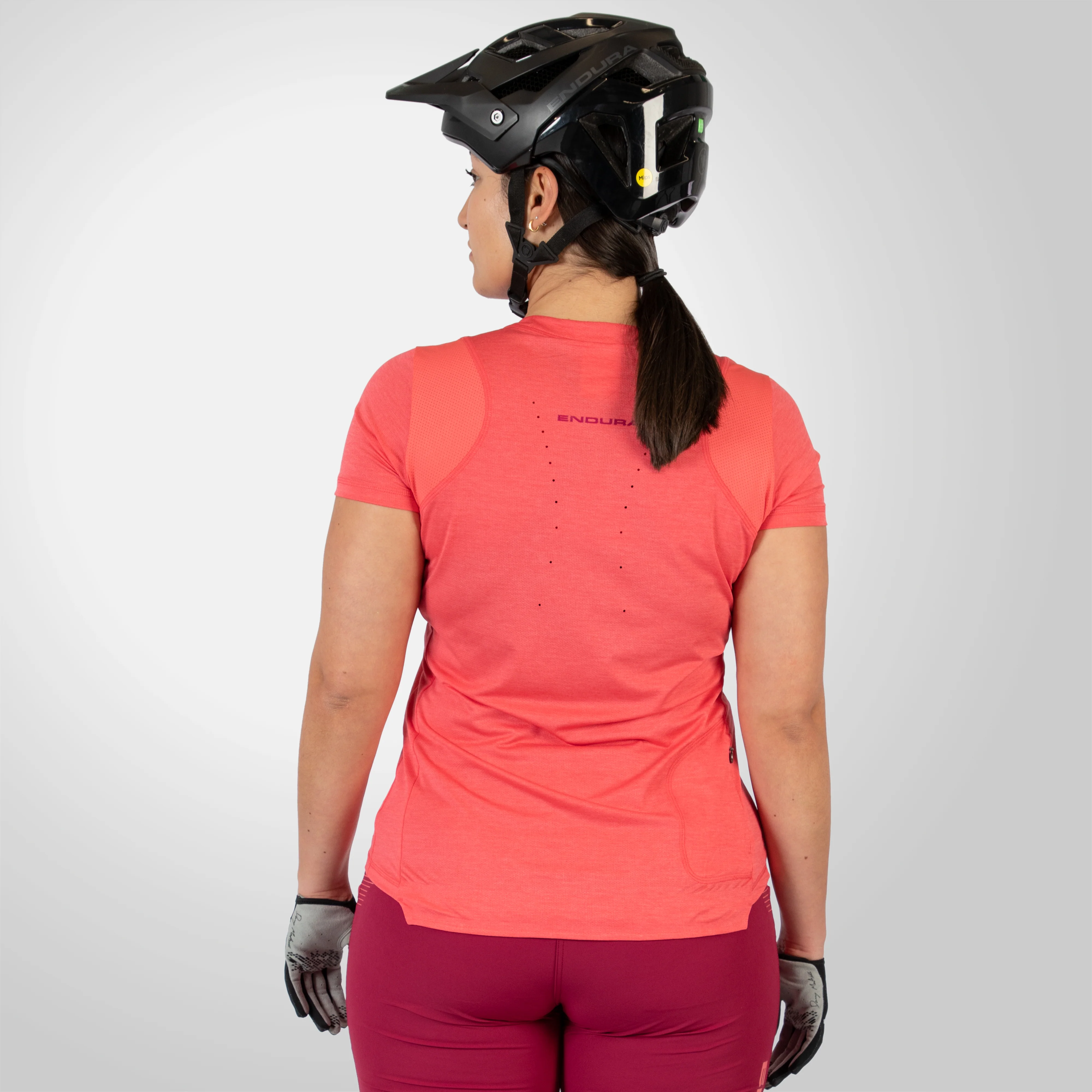 Women's SingleTrack S/S Jersey - Punch Pink