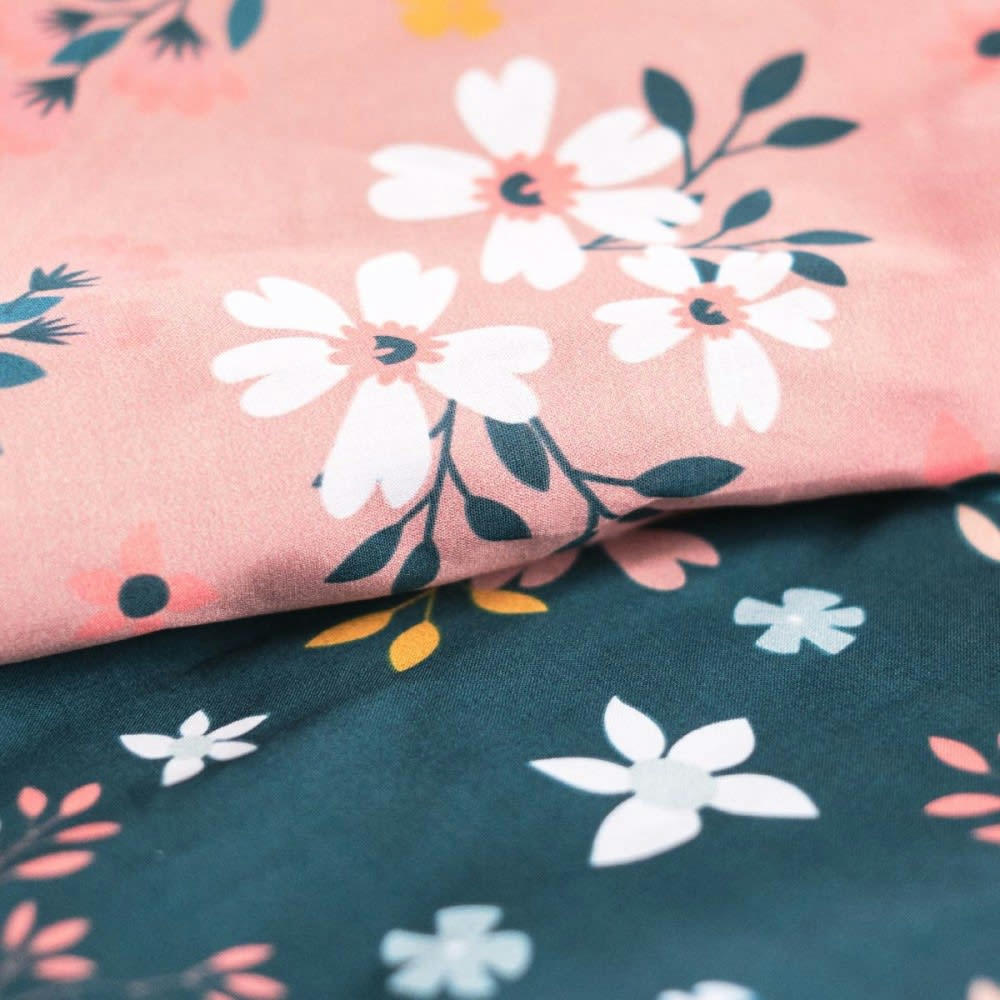 CAMPO - Parure de couette 100% coton 57 fils imprimée 240x220 2 taies