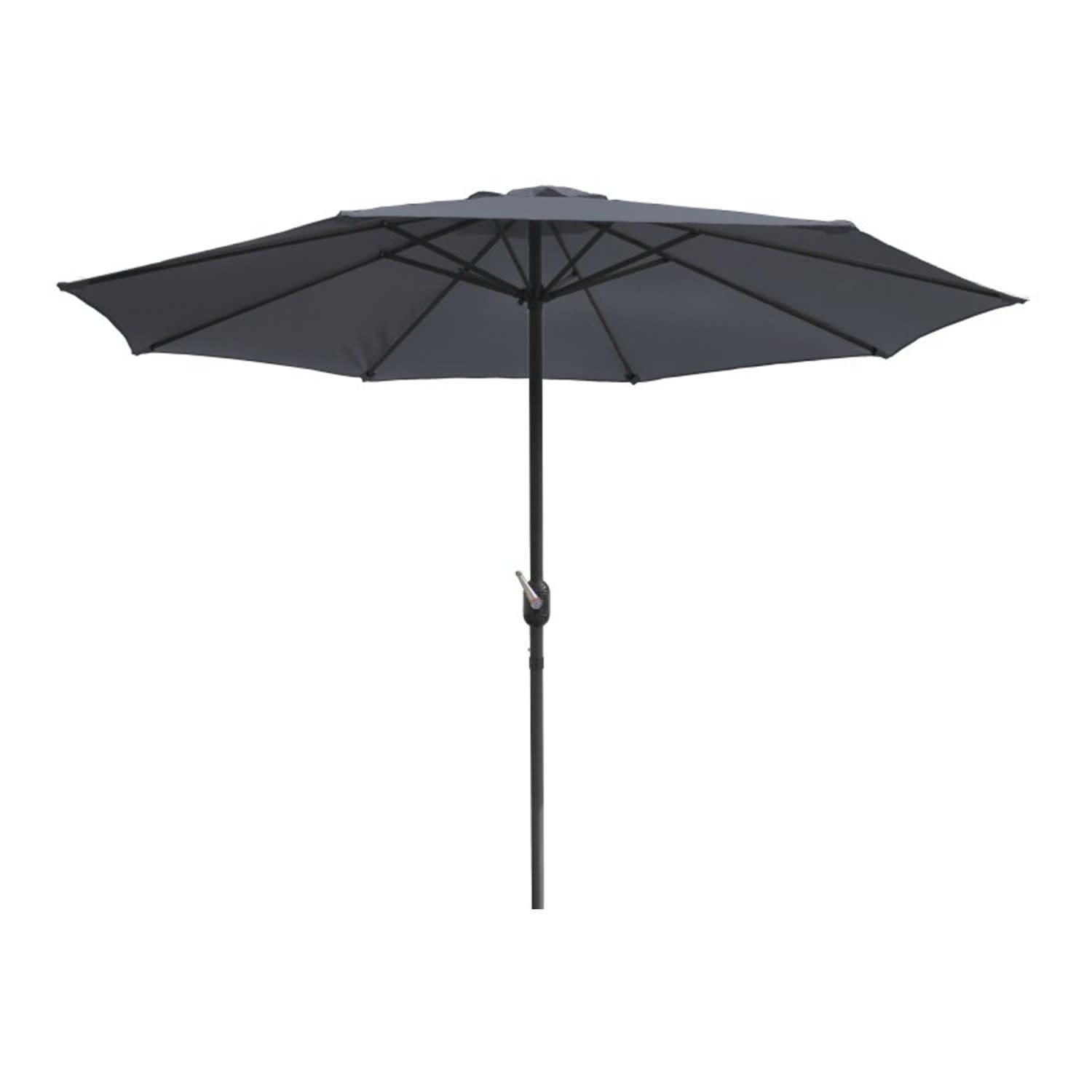 FIGARI - Parasol droit Ø 2,7 m gris