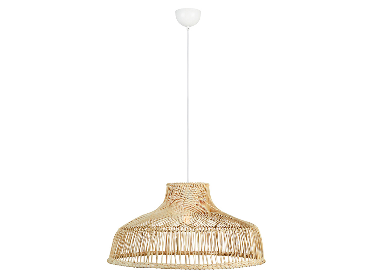 Lampa wisząca Bali rattanowa beżowa