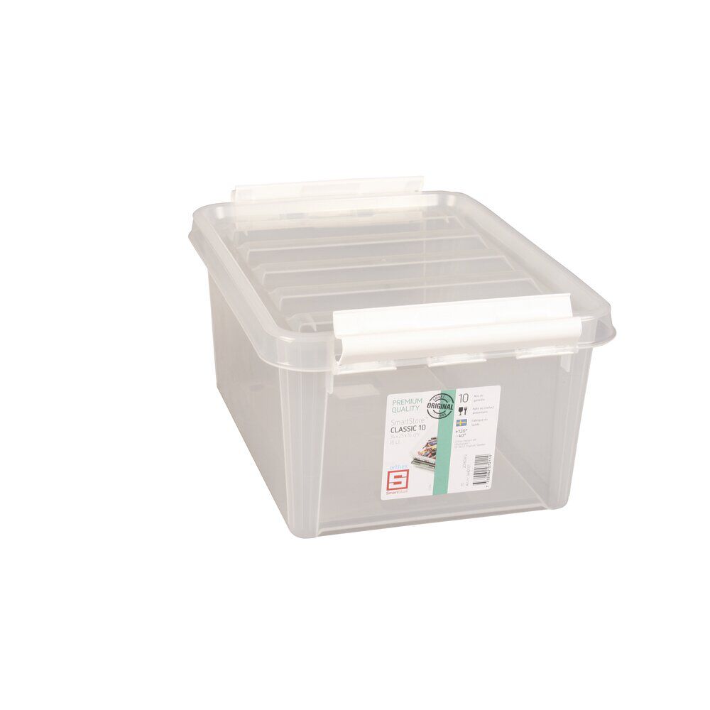 BoÎte de rangement plastique transparent 8L