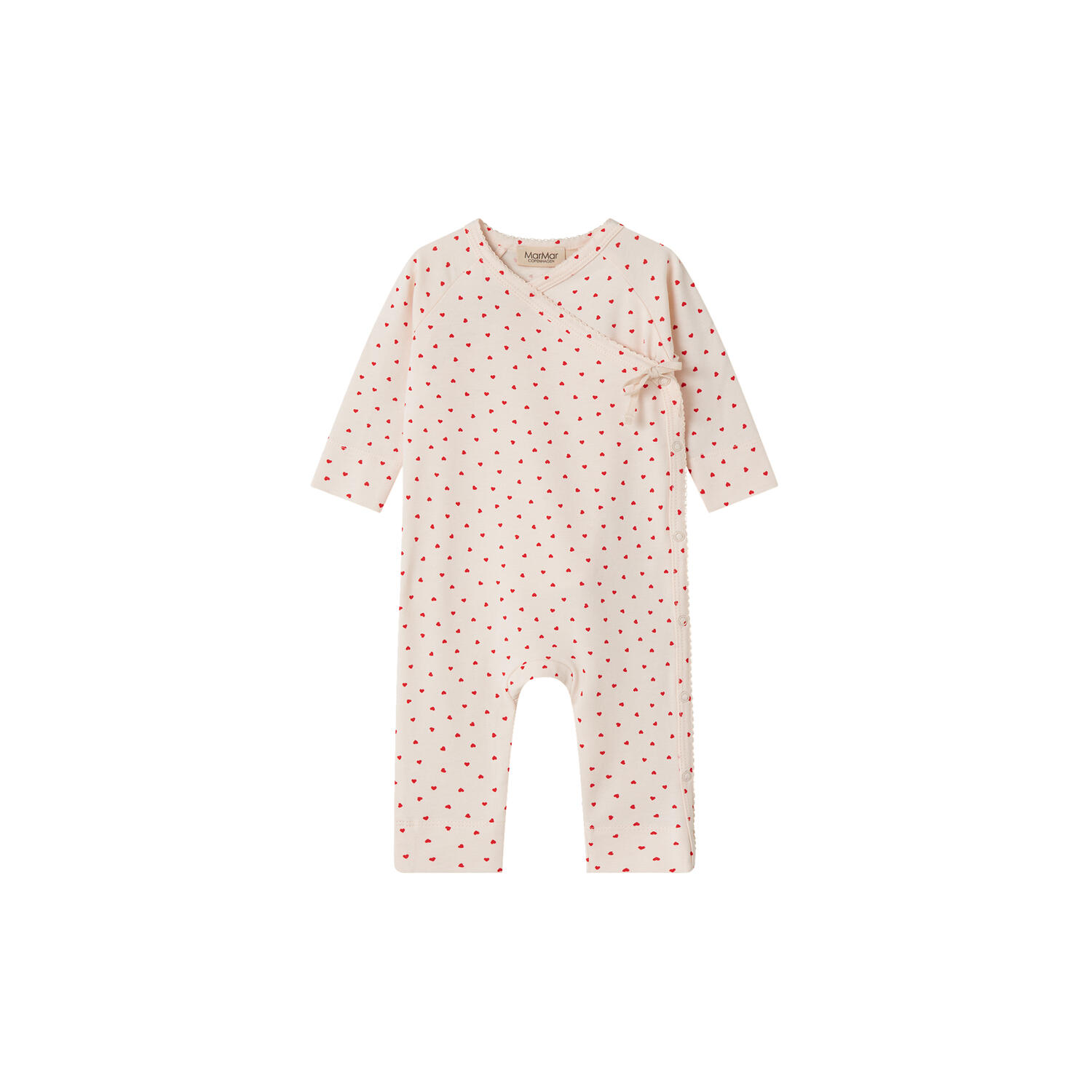 Rula Romper, happy hearts