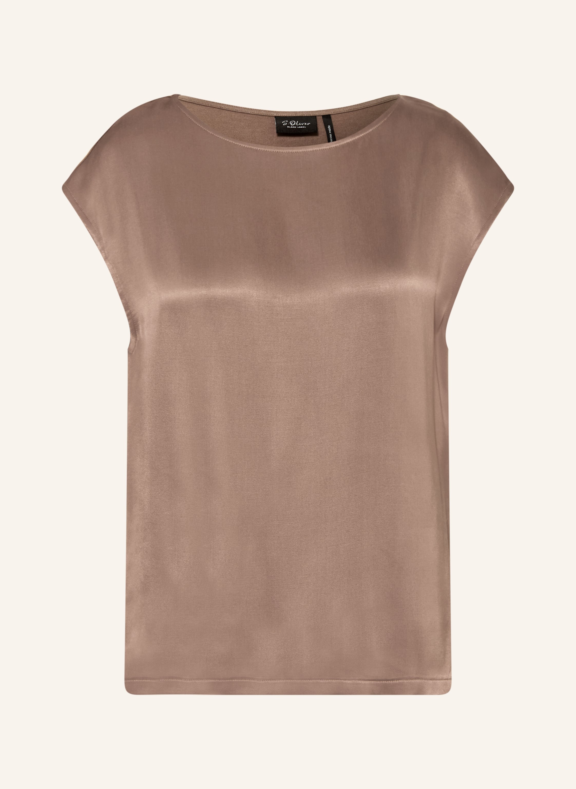 s.Oliver BLACK LABEL Blusentop im Materialmix