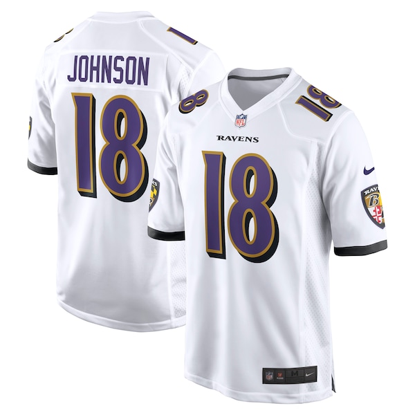 Diontae Johnson Baltimore Ravens Nike Player Game Jersey - White