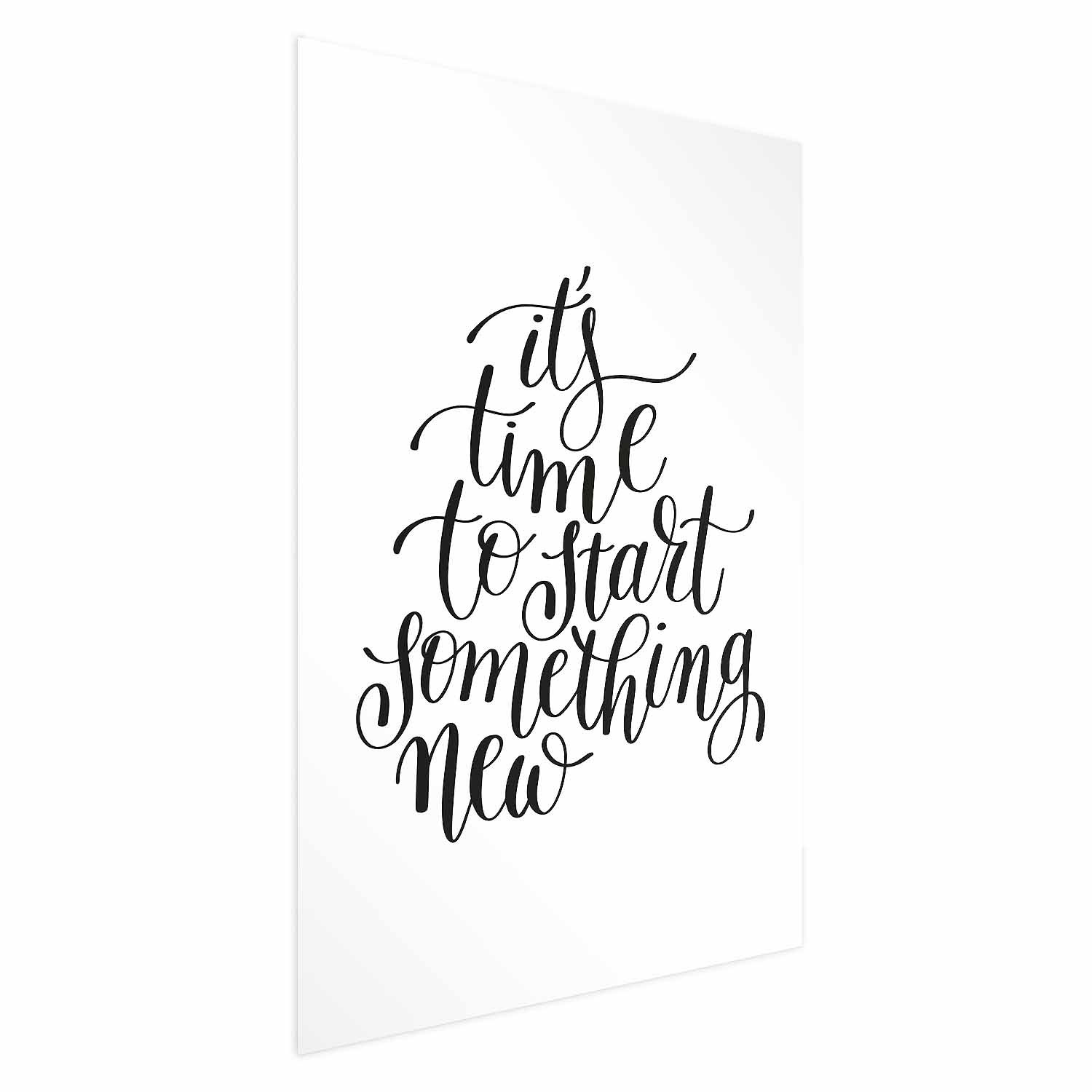 Plakat Something new 21x30 cm
