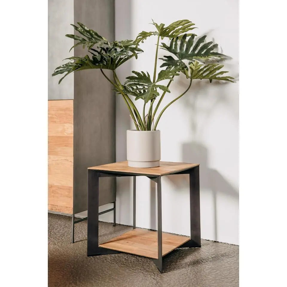 Tower Living - Pandora bijzettafel vierkant - 50 cm - bruin