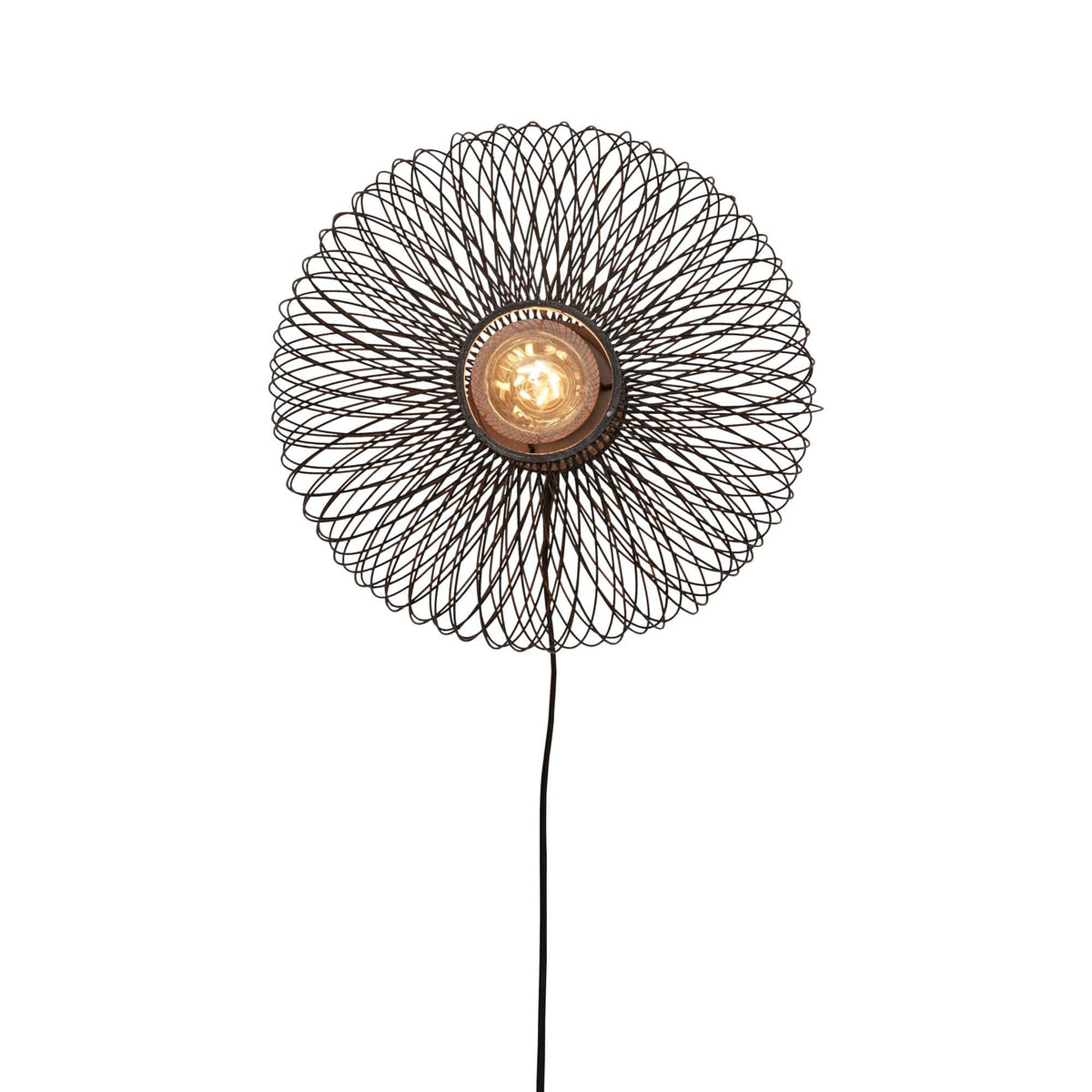 GOOD&MOJO wandlamp Cango - zwart - Ø40cm