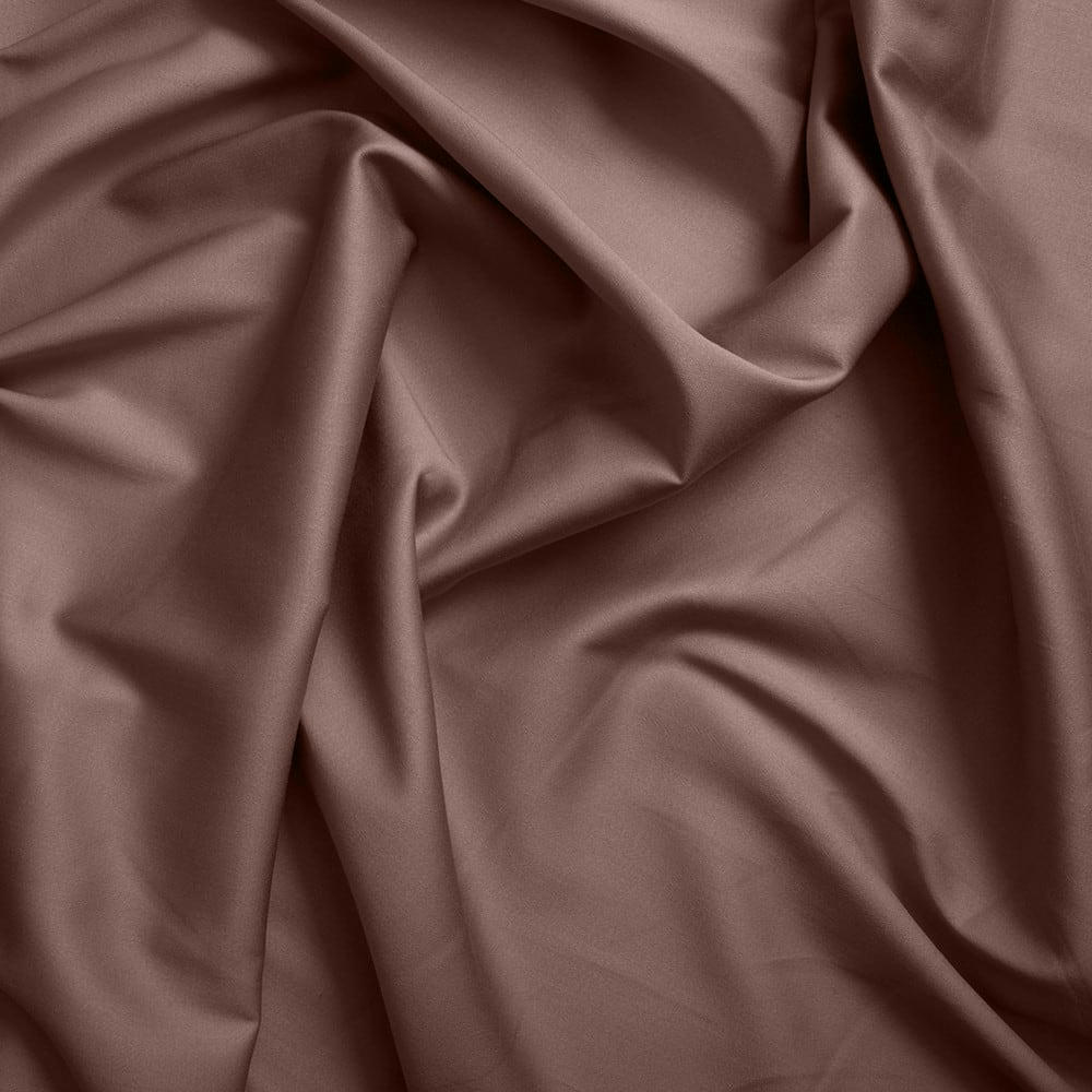GAMME UNIS SATIN - Drap housse satin de coton 180x200 cm rose