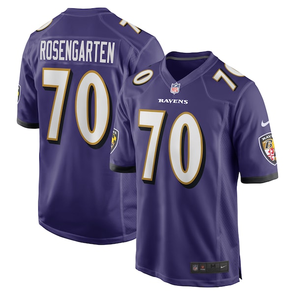 Roger Rosengarten Baltimore Ravens Nike Team Game Jersey -  Purple