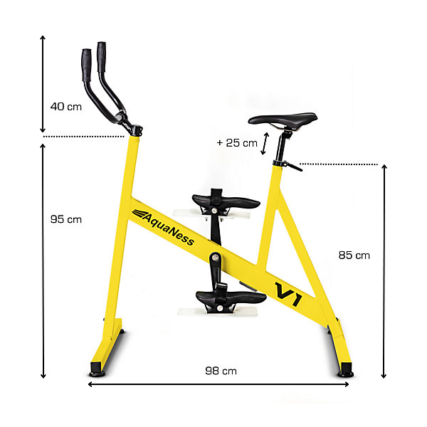 Aquaness - Aquabike V1 - Vélo de piscine