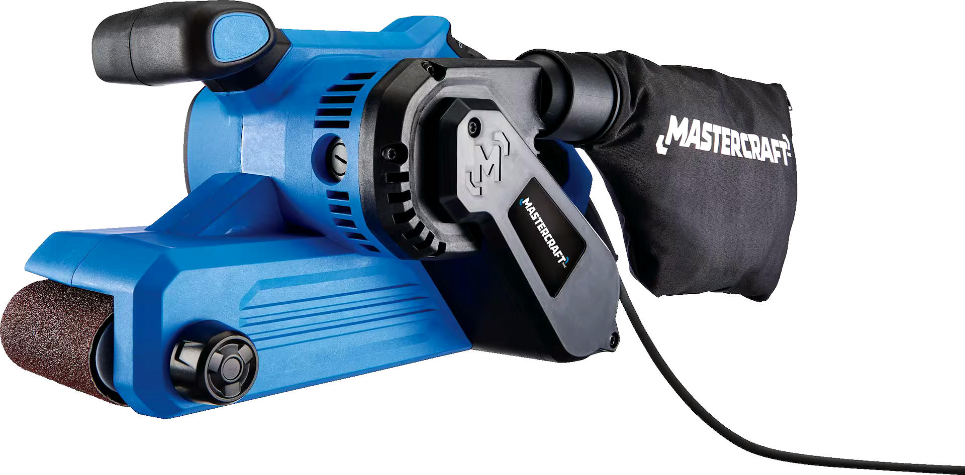 Mastercraft 6A  Corded 5-Speed Belt Sander with Dust Bag & 80-Grit Sanding Belt, 3 x 21-in