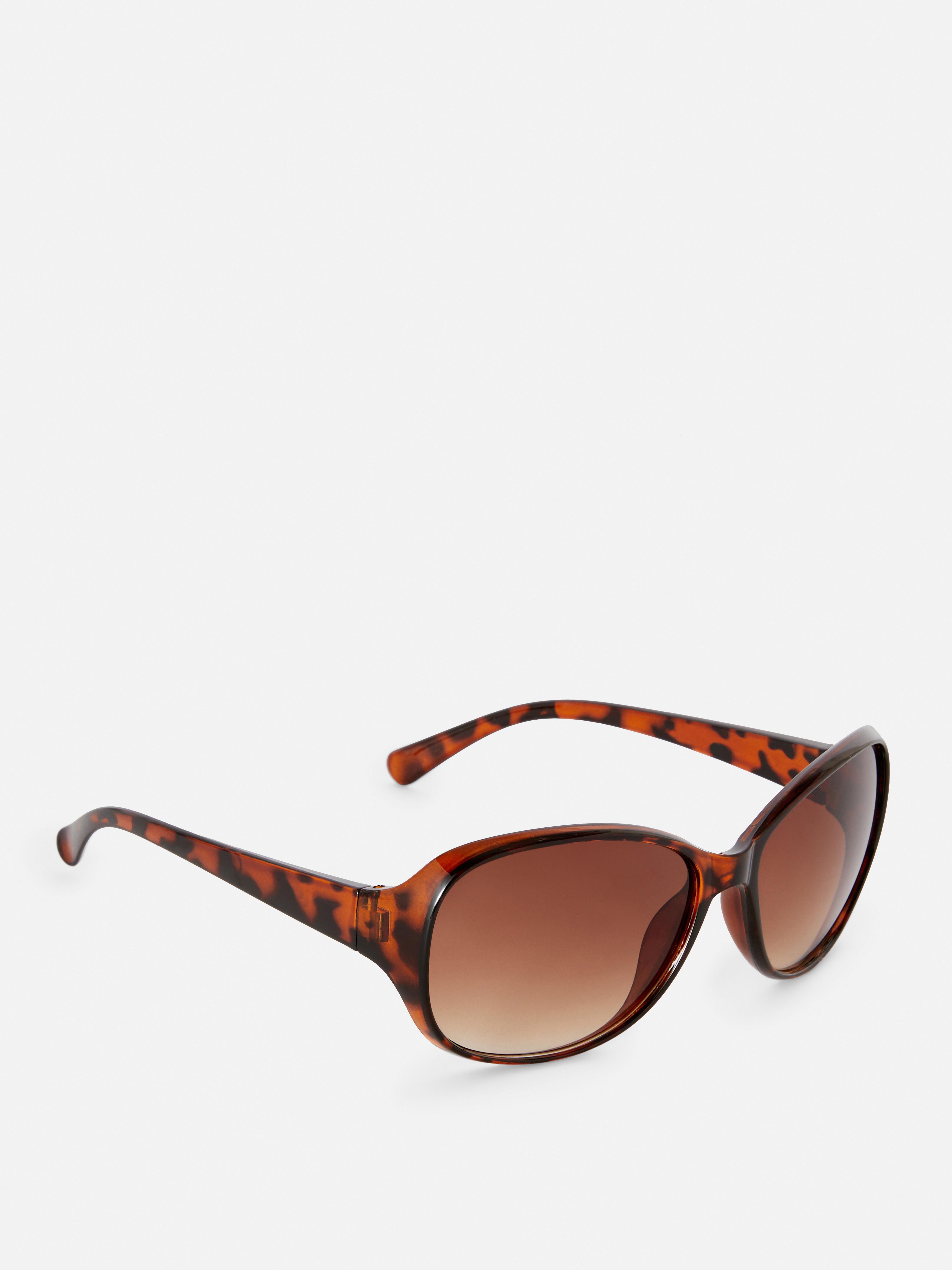 Ombré Lens Oval Sunglasses