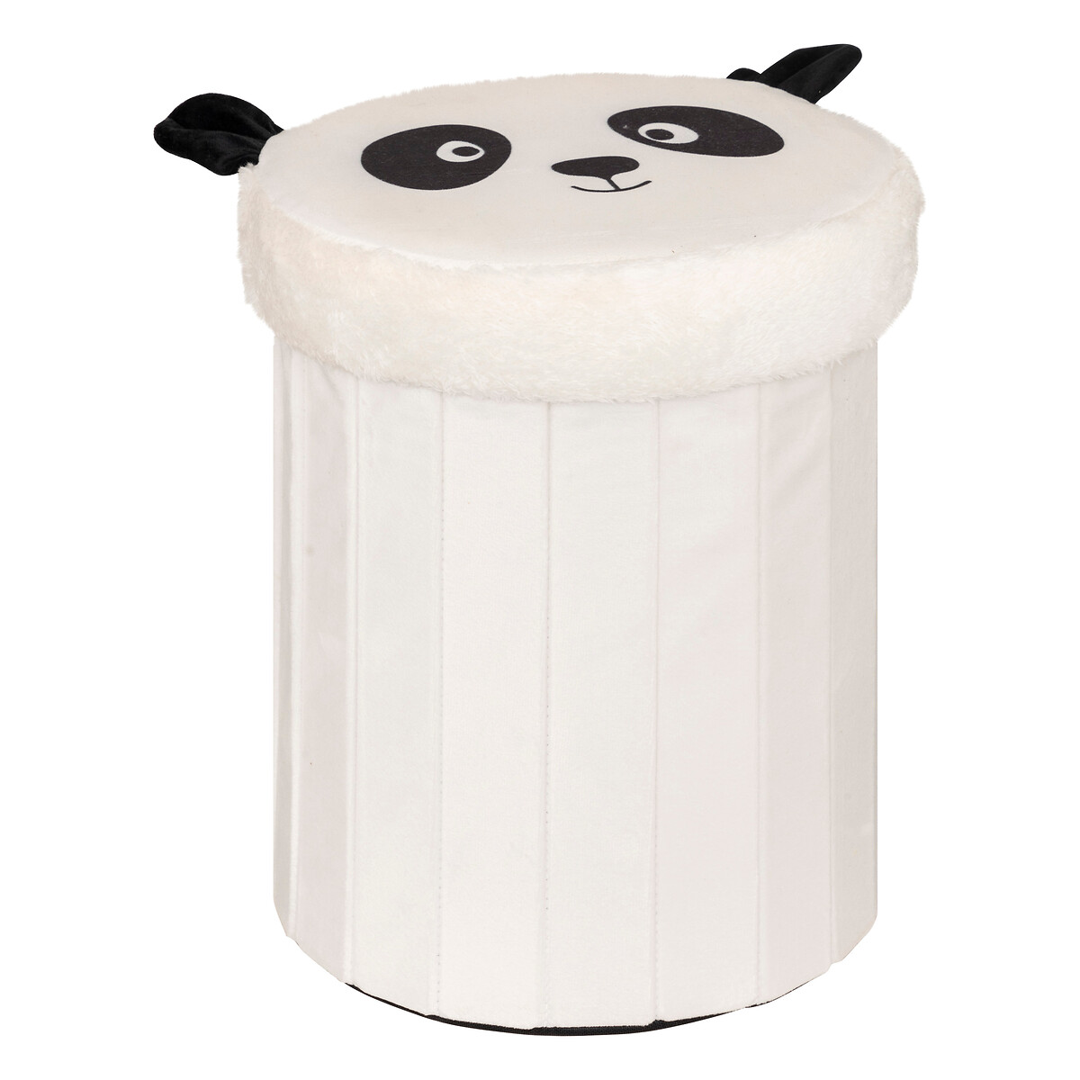 Pufe panda com arrumação
