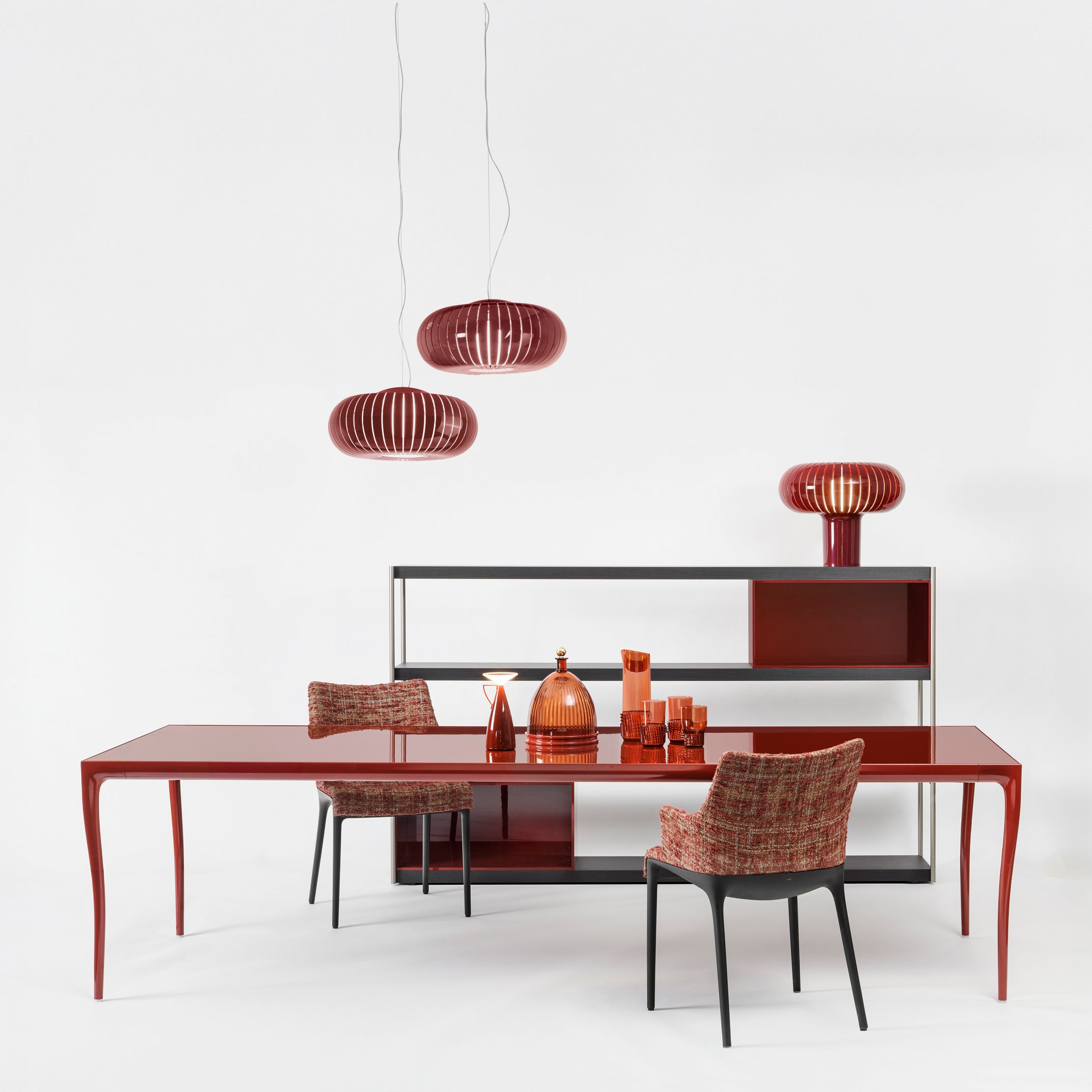 Kartell Teresa Hanglamp - Burgundy