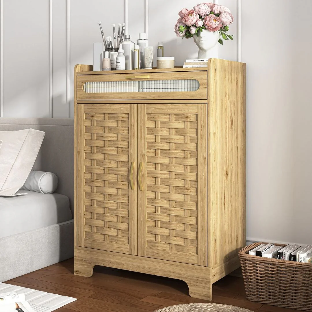 Versatile Farmhouse Storage Dresser Chest of Drawers for Bedroom