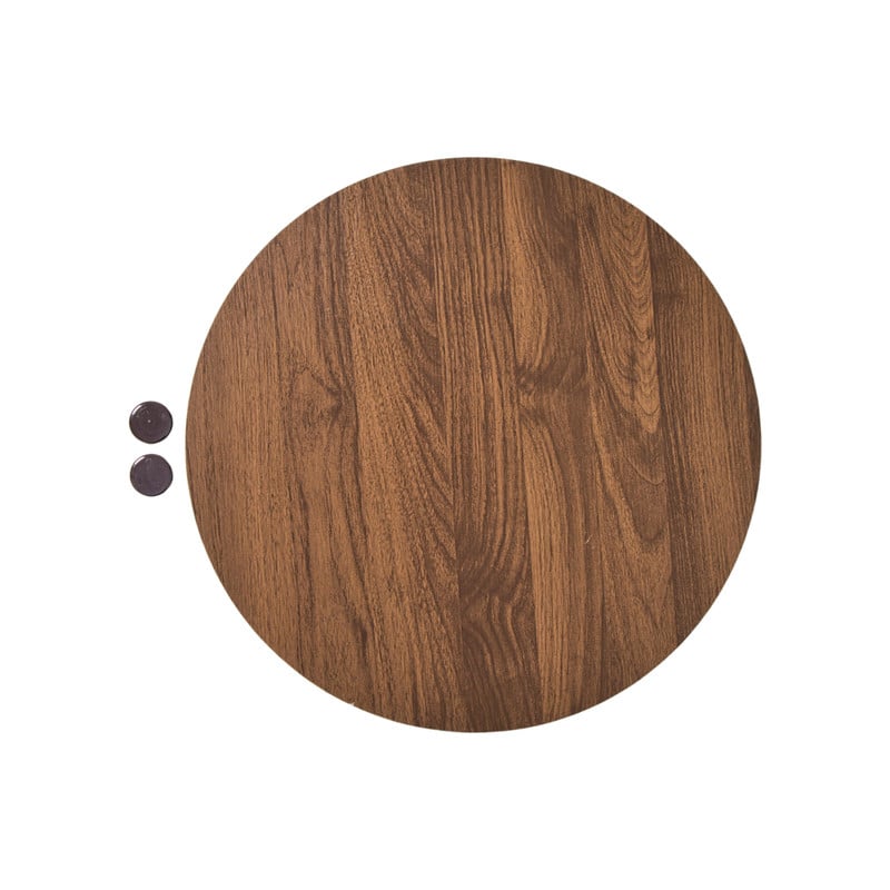 Magneetbord klein - bruin - &Oslash;40 cm