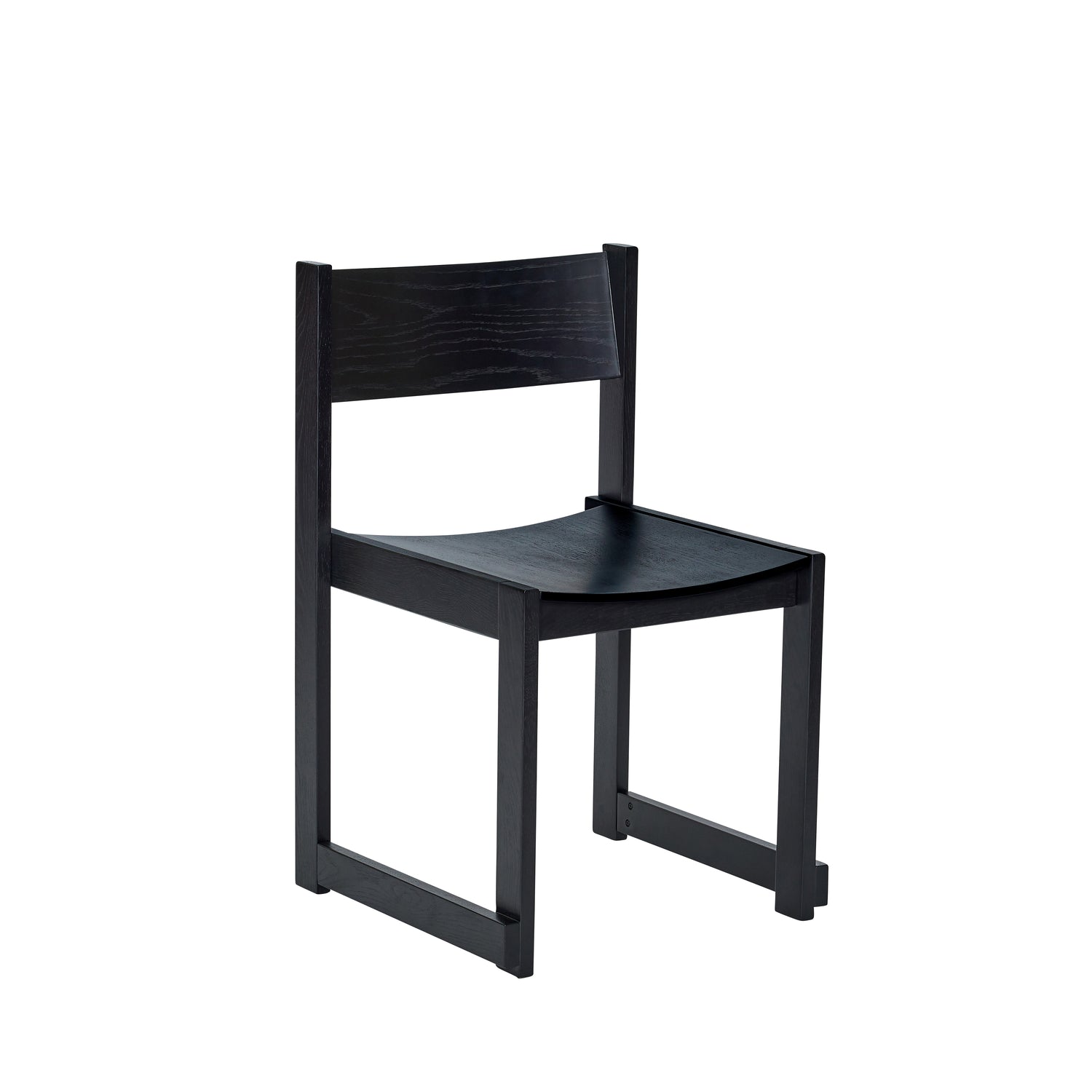 Hübsch eetstoel Forma - eikenfineer/eikenhout/multiplex - 50x50xh80cm