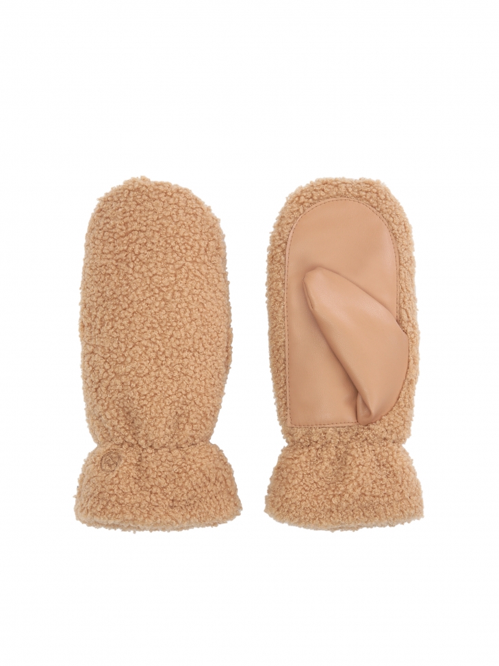 Warm light brown ladies' gloves