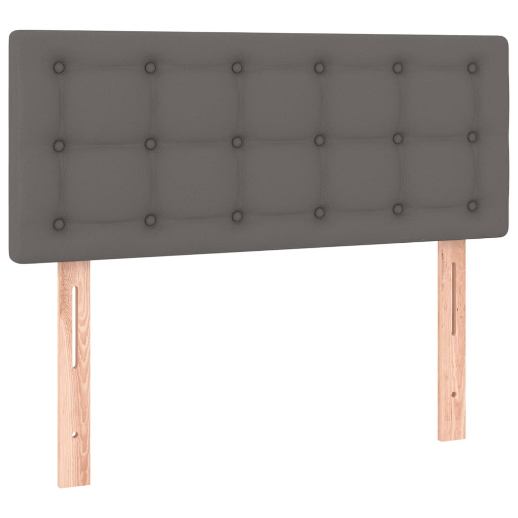 Wezgłowie Szary 100 x 5 x 78/88 cm Sztuczna skóra vidaXL