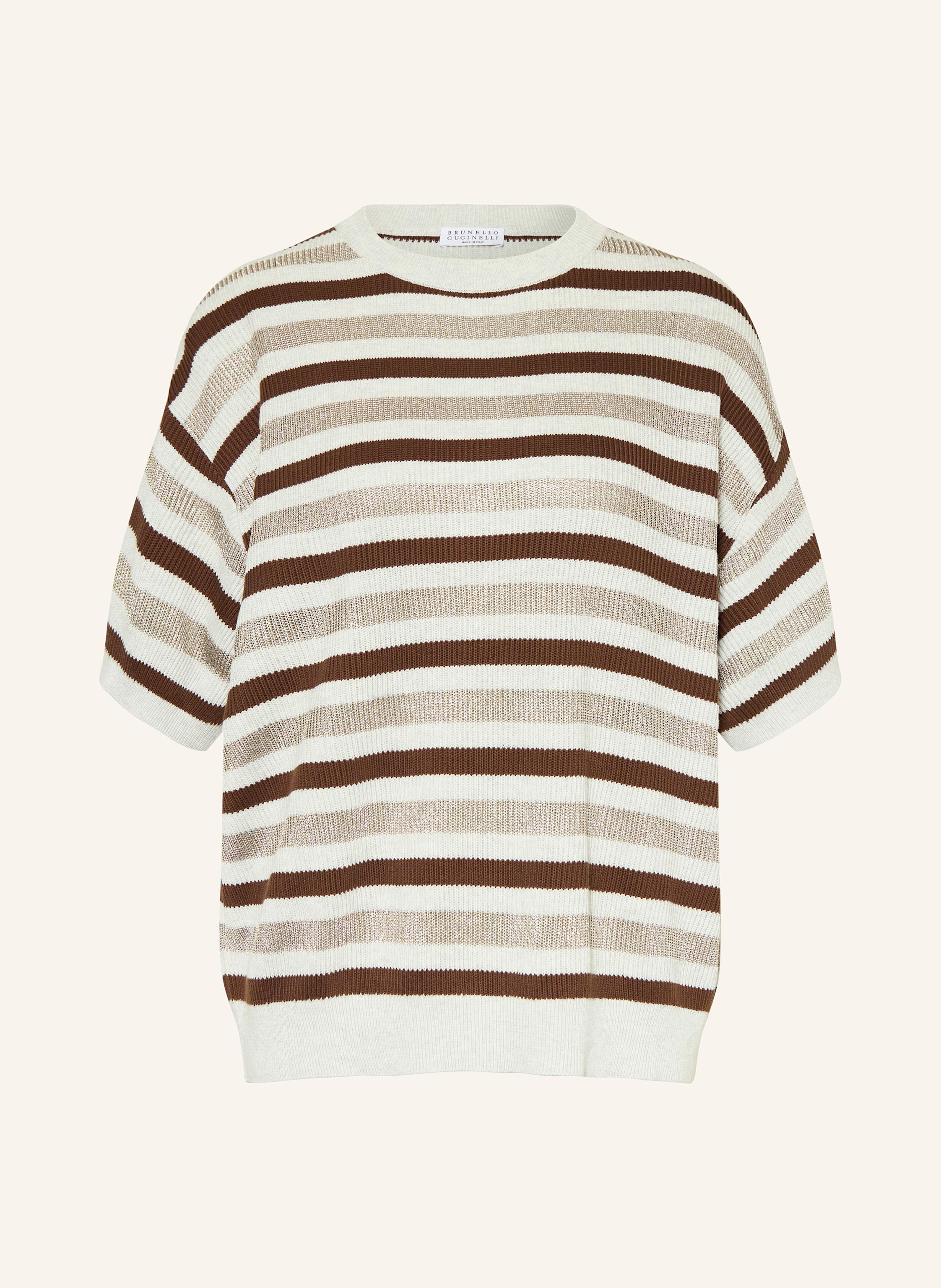 BRUNELLO CUCINELLI Strickshirt mit Glitzergarn