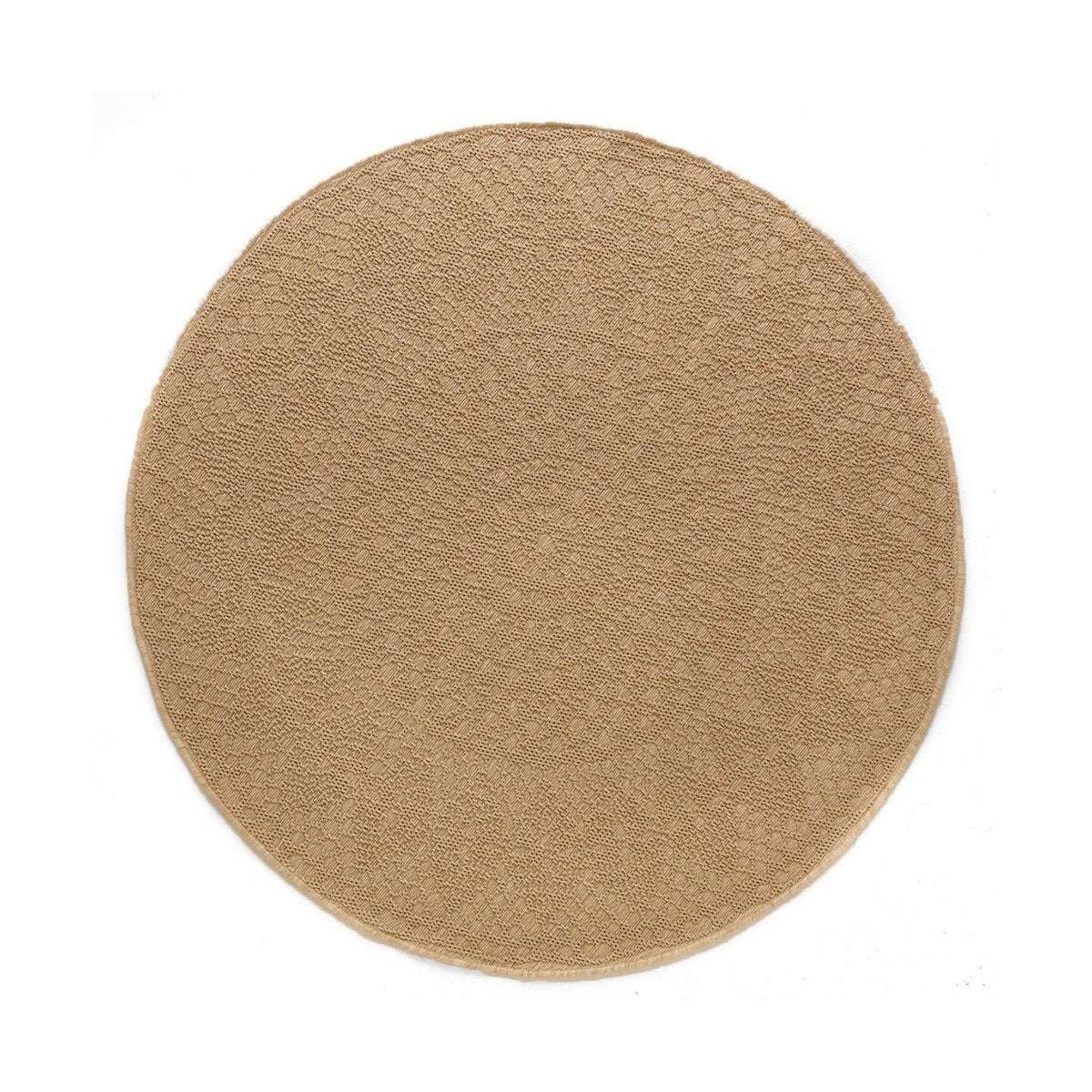 AFK Living vloerkleed Crochet - voor binnen en buiten - beige - 160 x 160 cm