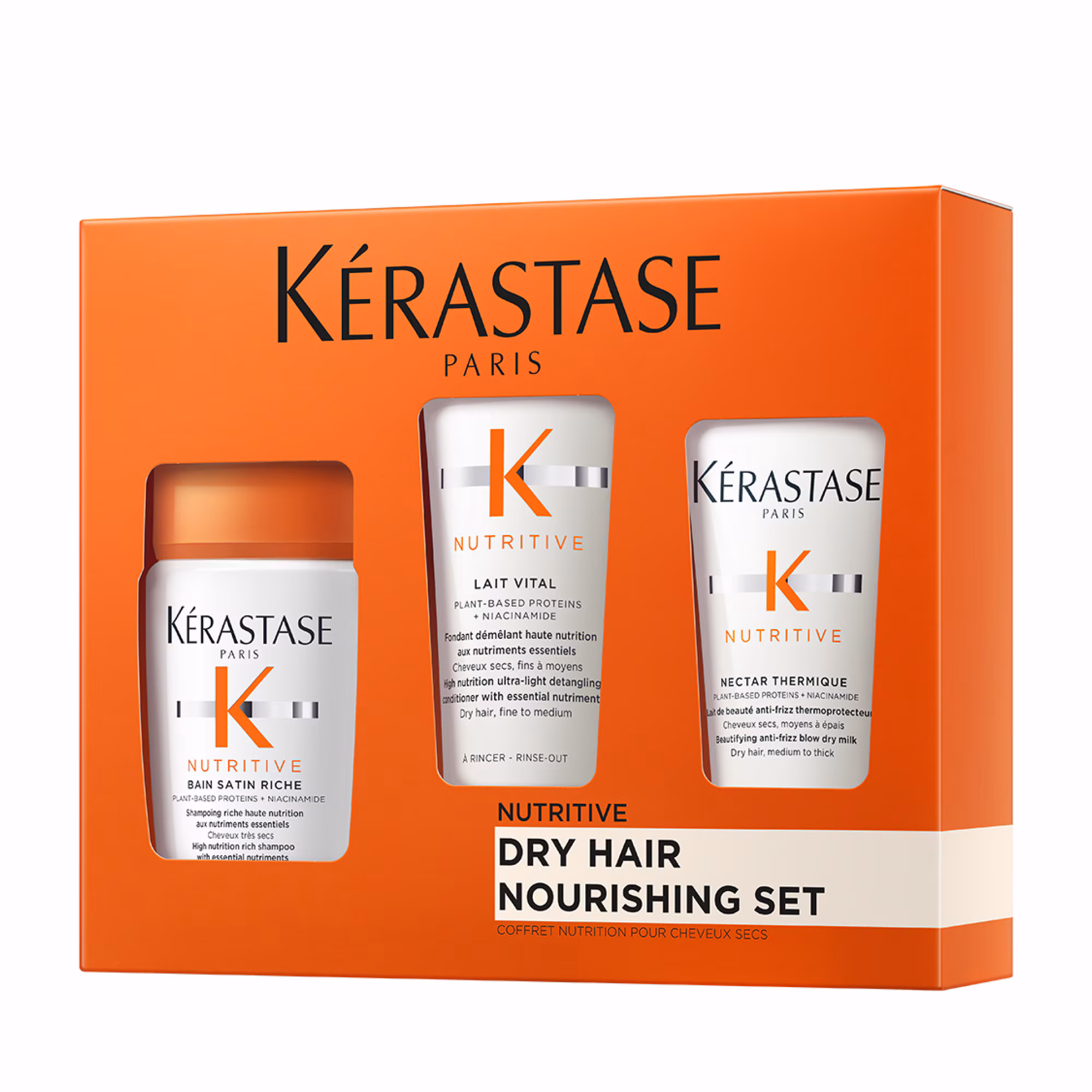 NUTRITIVECoffret - découverte routine shampoing, soin et lait pour cheveux secs à très secs