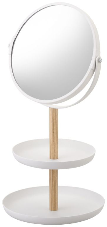 Yamazaki Make Up Spiegel en Accessoire houder - Tosca - Wit