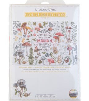 Dimensions 16 x 11 Woodland Magic Counted Cross Stitch Kit