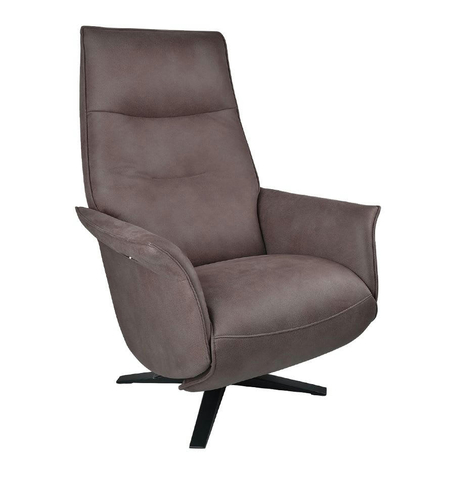 SATURNE - Fauteuil relax électrique 2 moteurs chocolat