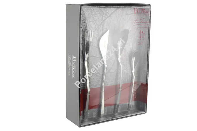 Komplet sztućców 24 cz. na 6 osób PINTI1929 - Alberi d’inverno (3.5 mm) - pudełko 23.0410.7091.K24