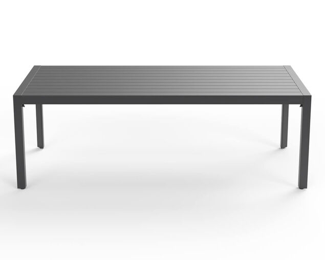 Jette Dining Table 220cm (Gunmetal Grey)