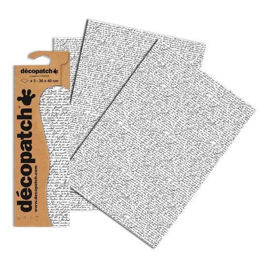 Decopatch French Writing Paper 3 Sheets