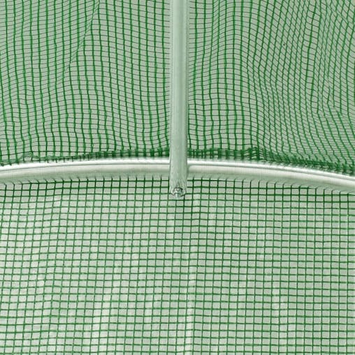 NNEVL Greenhouse with Steel Frame Green 24 m&sup2; 12x2x2 m