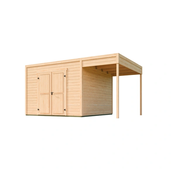 Gartenhaus, »Batu«, LxB: 450x600 cm, naturfarben