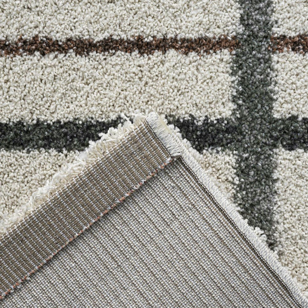 MILES - Tapis contemporain à motif géométrique multicolore 200x290 cm