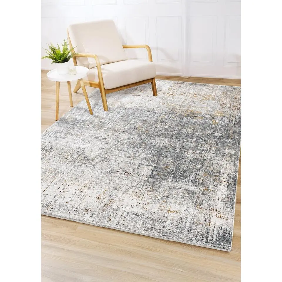 Dutch Lifestyle vloerkleed Wellington B cr&egrave;me/zilver - 190x290cm