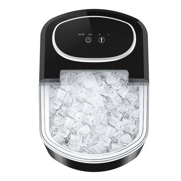 Black 27 Pound Portable Ice Maker - N/A