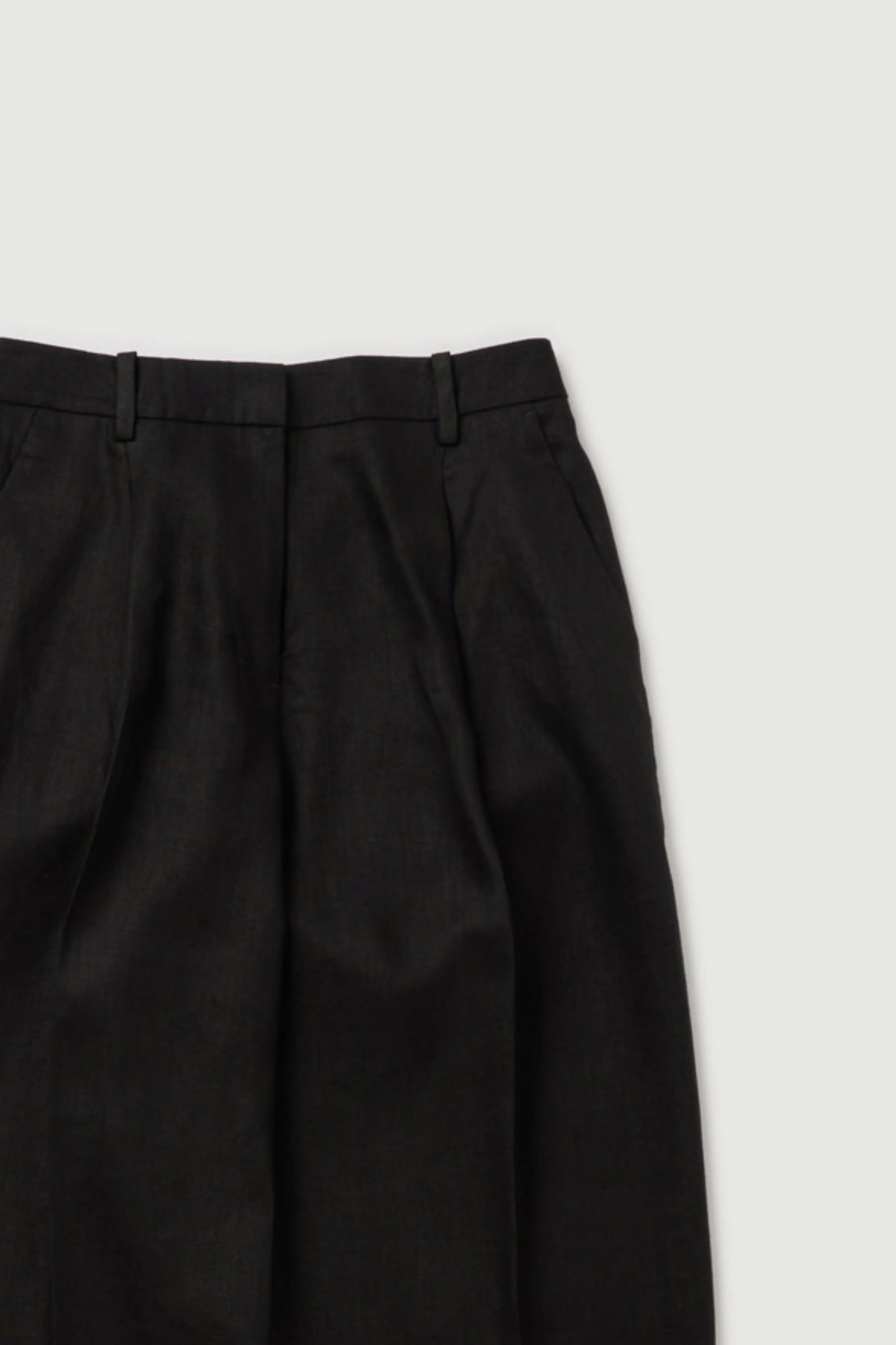 Re-Worn Womens Linen Textured Pant