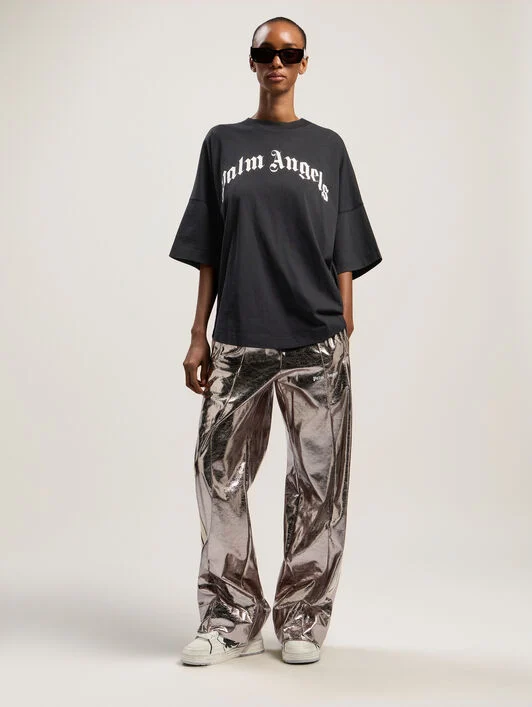 Curved Logo Over Tee