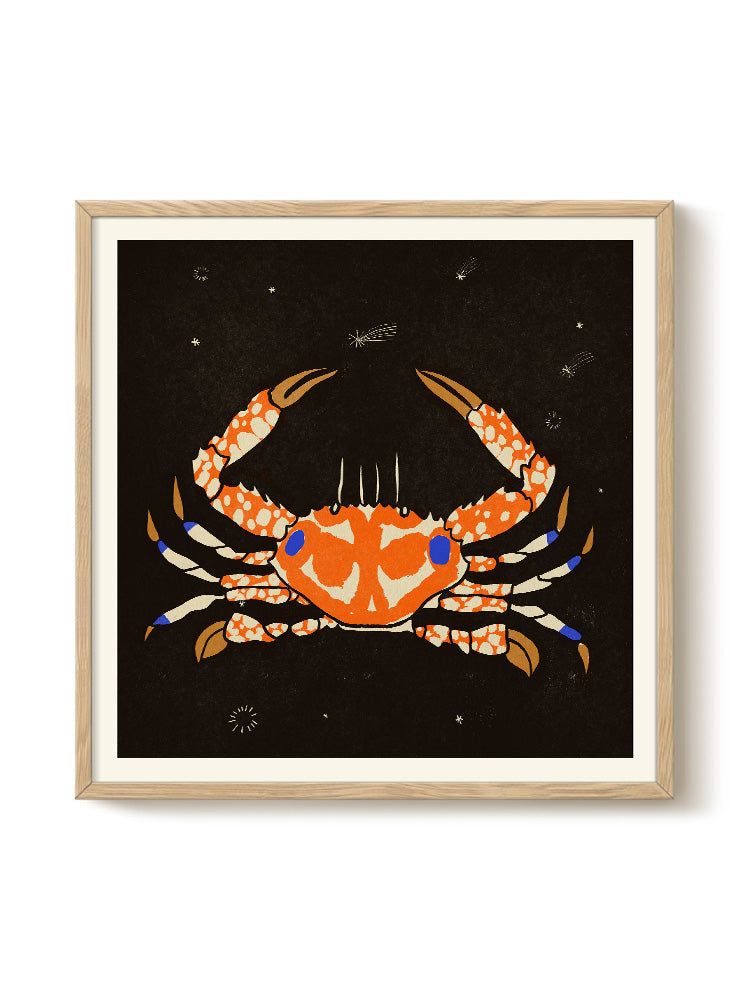 Enikő Eged - Starry Magic Crab - PSTR studio Kunst Poster