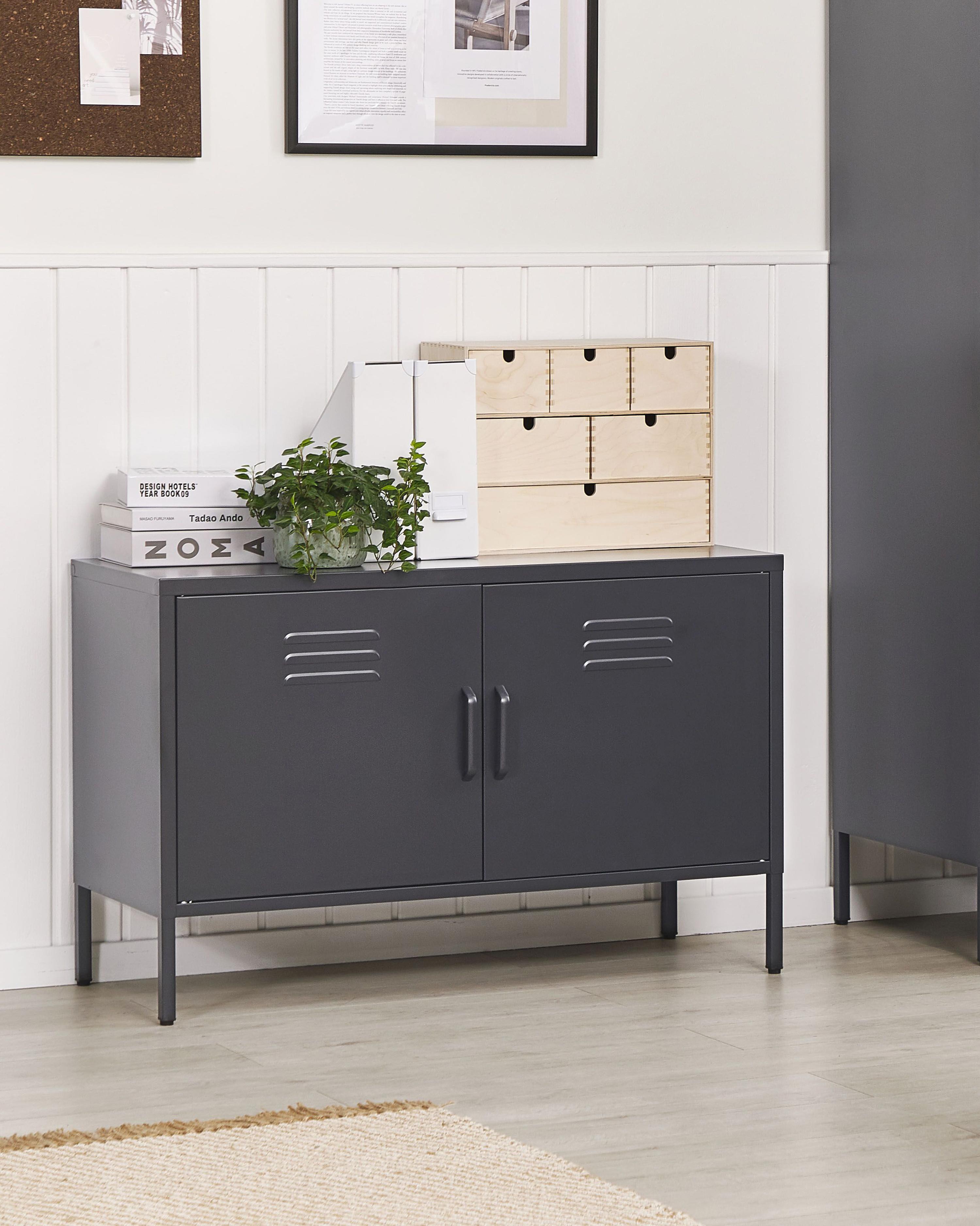 Storage Unit URIA Metal Black