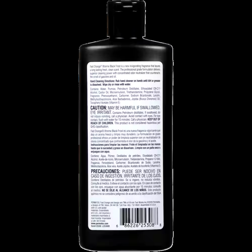 Fast Orange Xtreme Black Frost Pumice Hand Cleaner, 221.5-mL