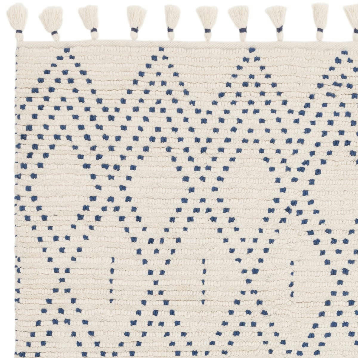 NEDJ - Tapis de salon en laine beige 120x170 cm