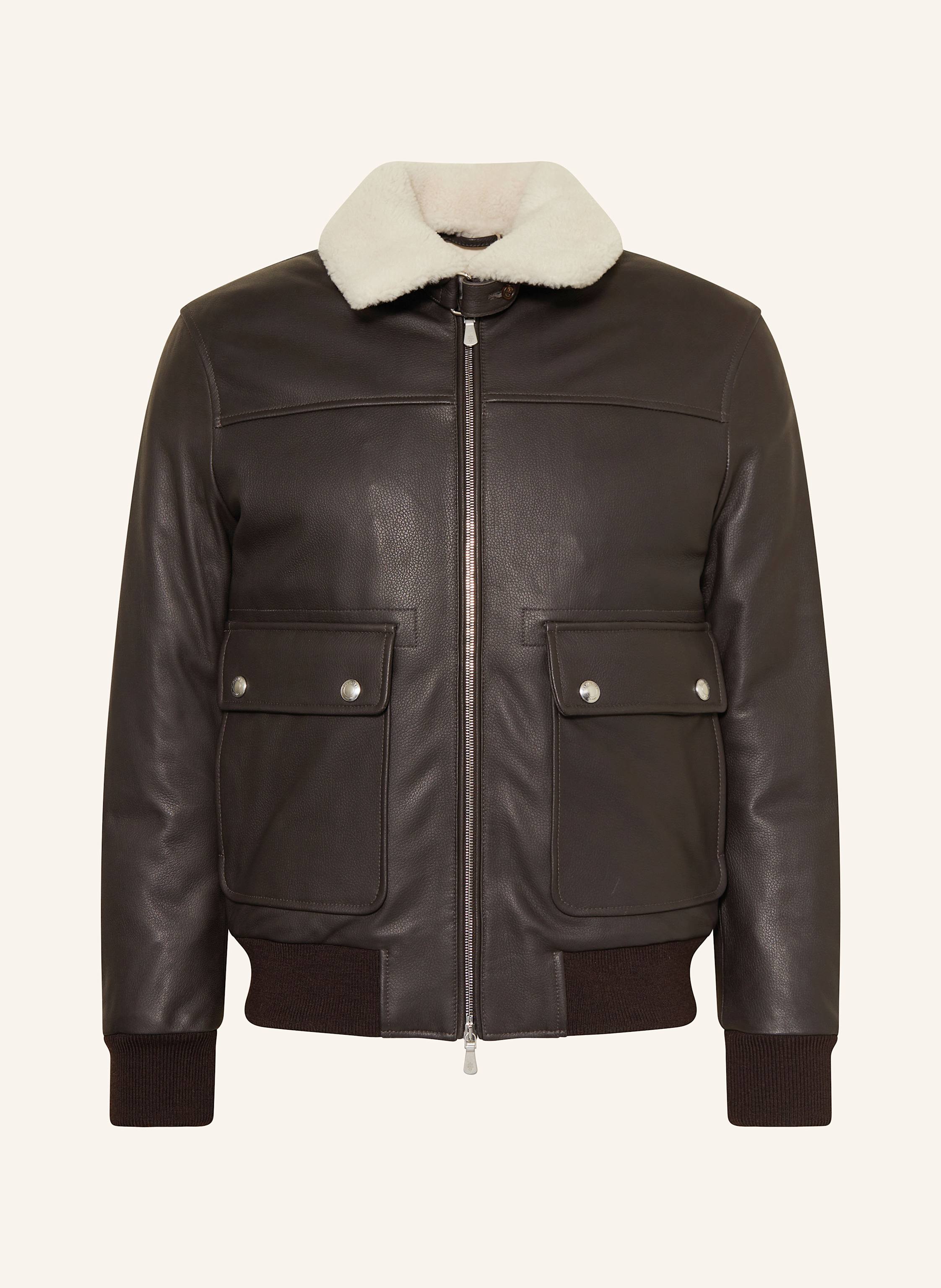 eleventy Lederjacke
