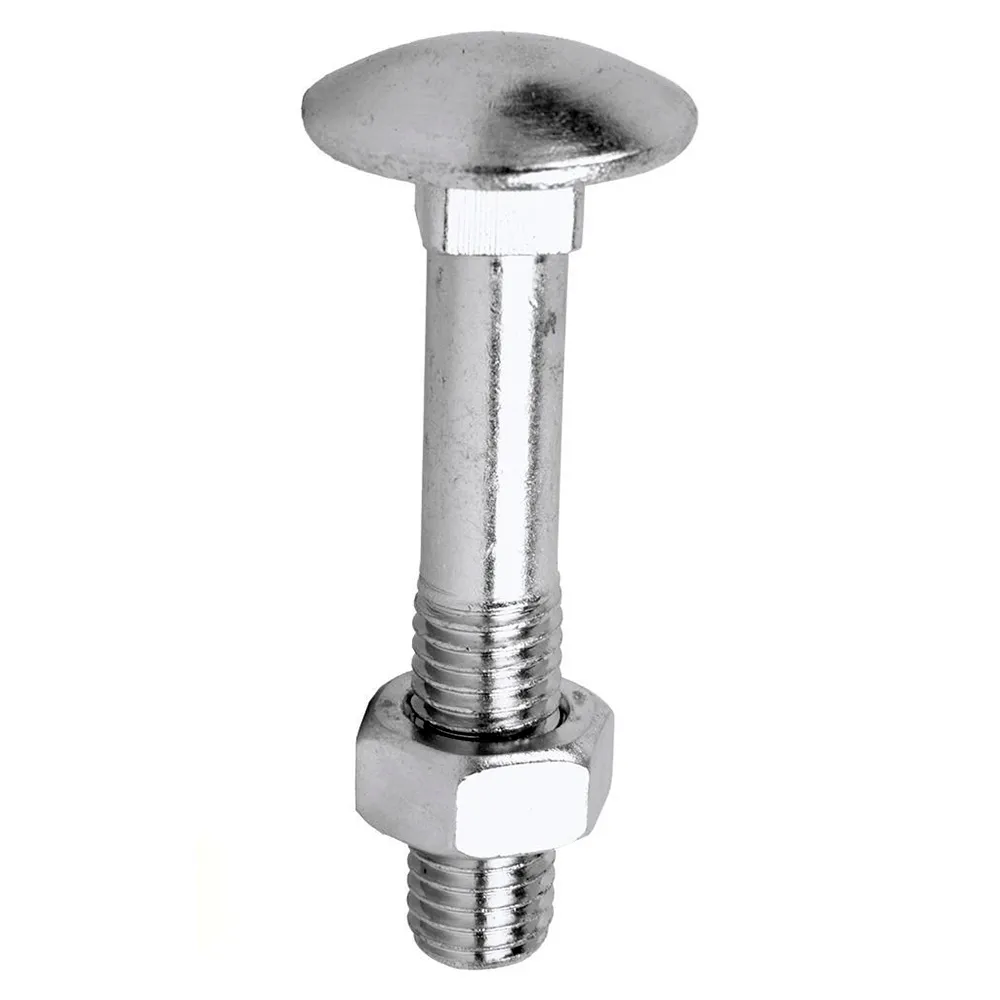 Cofan DIN-603/934 M6x130 mm carriage bolt with nut 50 units
